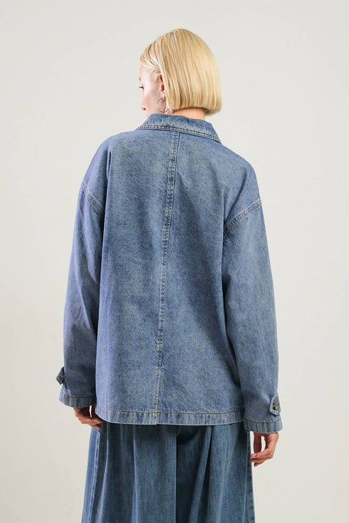 breathtaking-charm-denim-midi-jacket Flying Tomato-Sophia's Style-2